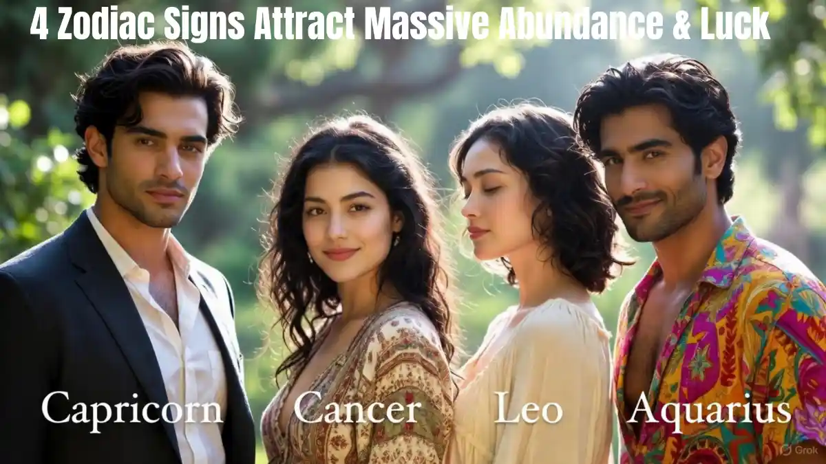 4 Zodiac Signs Attract Massive Abundance & Luck In January 2026