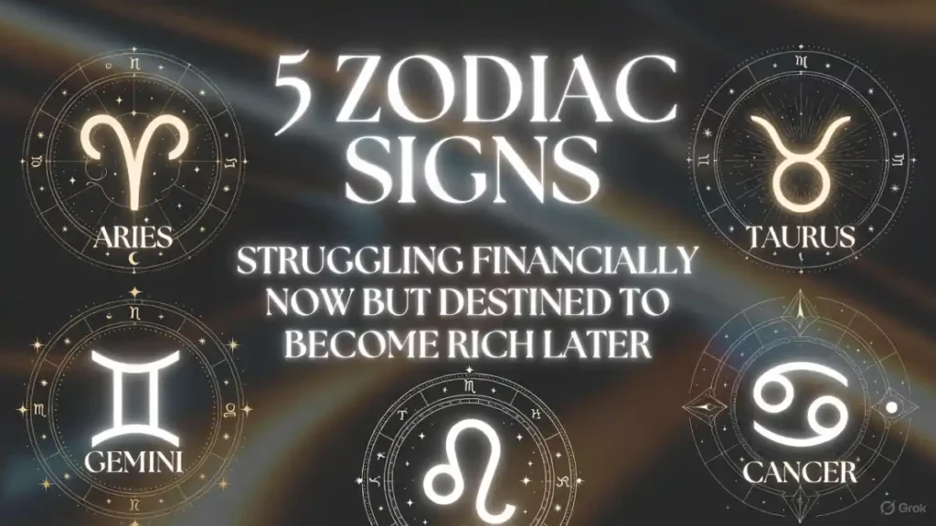 5 Zodiac Signs Struggling Financially Now But Destined To Become Rich Later