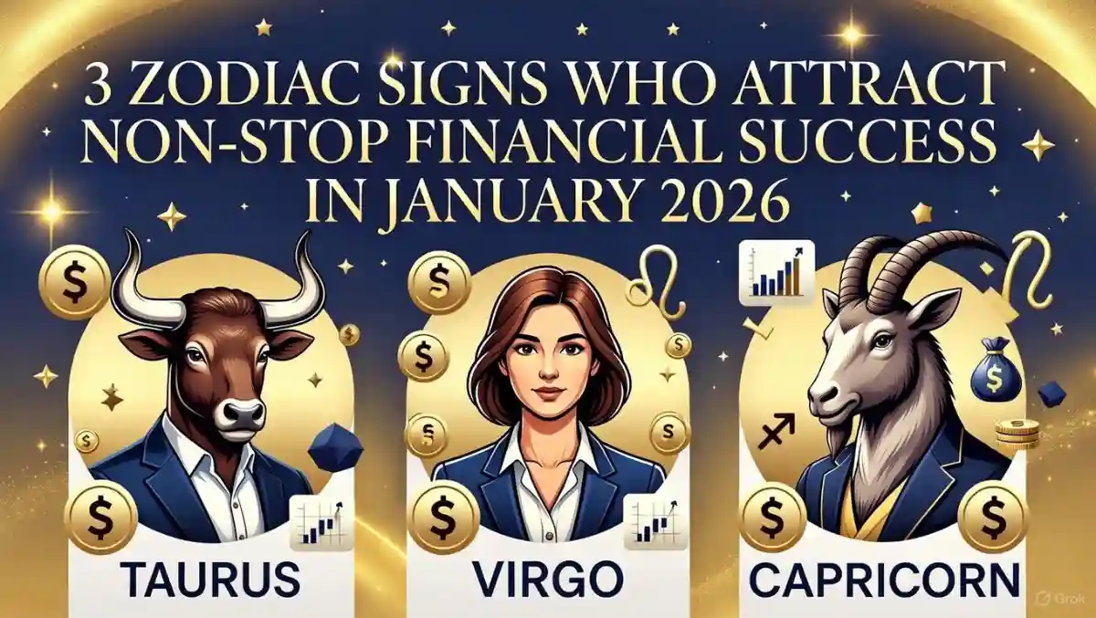 3 Zodiac Signs Who Attract Non-Stop Financial Success In January 2026